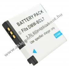 Helyettes�t� Akkumul�tor DMW-BCL7E Panasonic 3,7V 600mAh Li-ion