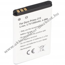 Helyettes�t� Akkumul�tor Doro Primo 215 3,7V 1200mAh Li-Ion