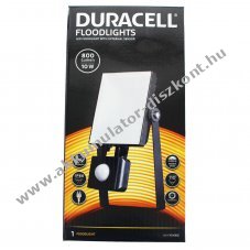 Duracell LED reflektor 10W 800lm mozg�s�rz�kel�vel falitart�val 4000K IP44