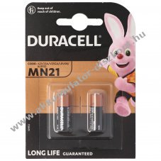 Duracell MN21 12V V23GA GP23A K23A LRV08 E23A hagyom�nyos elem alk�li
