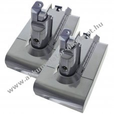 Helyettes�t� Akkumul�tor Dyson DC58 DC59 DC61 DC62 61034-01 21,6V 1500mAh 2db/csomag Li-Ion