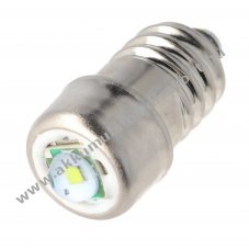 LED csereizz� 3 V, csavaros foglalattal E10, LED-izz� 3 V/0, 33 A 0, 5 W E10, B1, 2 AA, C, D
