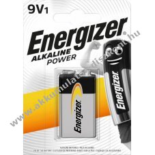 Energizer 6LR61 9V 1db/csomag hagyom�nyos elem alk�li