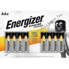Energizer AA Mignon ceruza LR06 1.5V 8db/csomag hagyom�nyos elem alk�li