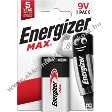 Energizer E-Block 6LR61 9V hagyom�nyos elem 1db/csomag alk�li
