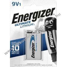 Energizer Ultimate Lithium E-Block 6FR61 9V 1db/csomag hagyom�nyos elem Lithium