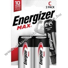 Energizer hagyom�nyos elem C (b�bi m�ret) LR14 1.5V 2db/csomag alk�li