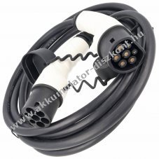Typ 2 - Typ 2 11kW 5m t�lt�k�bel EV EU norma 62196 IP55 16A 3-f�zis