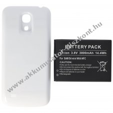 Helyettes�t� Akkumul�tor Samsung Galaxy S4 Mini 3,8V 3800mAh Li-Ion