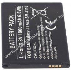 Helyettes�t� Akkumul�tor Samsung Galaxy J1 Ace 3,8V 1800mAh Li-Ion
