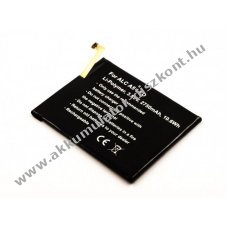 Helyettes�t� Akkumul�tor Alcatel A5 LED mobiltelefon TLp027AJ 3,85V 2750mAh 10,6Wh be�p�tett Li-Polymer