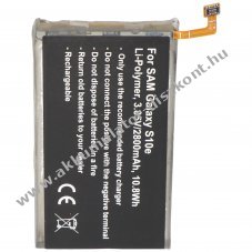 Helyettes�t� Akkumul�tor Samsung Galaxy S10e 3,85V 2800mAh Li-Polymer