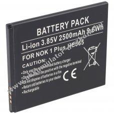 Helyettes�t� Akkumul�tor Nokia 1 Plus HE365 3,85V 2500mAh Li-Ion