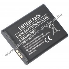 Helyettes�t� Akkumul�tor Doro 7030 7080 3,7V 1350mAh Li-ion