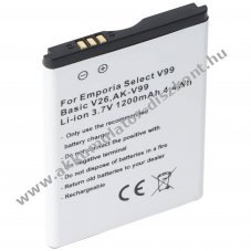 Helyettes�t� Akkumul�tor Emporia AK-V99 3,7V 1200mAh Li-ion