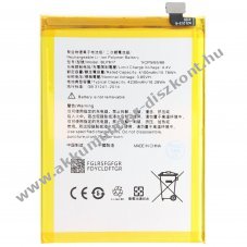 Helyettes�t� Akkumul�tor OPPO BLP817 3,85V 4230mAh Li-Polymer