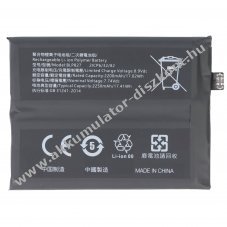 Helyettes�t� Akkumul�tor OnePlus BLP827 7,74V 2250mAh 17,4Wh OnePlus 9 Pro mobiltelefon Li-Polymer