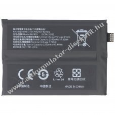 Helyettes�t� Akkumul�tor OnePlus BLP829 mobiltelefon 7,74V 2250mAh 17,4Wh Li-Polymer
