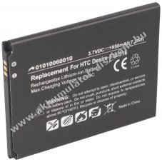 Helyettes�t� Akkumul�tor mobiltelefon HTC Desire 516/316 3,7V 1950mAh Li-Ion