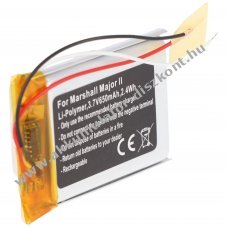 Helyettes�t� Akkumul�tor Marshall Major II 3,7V 650mAh Li-Polymer