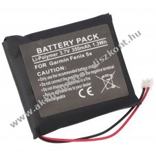 Helyettes�t� Akkumul�tor Garmin Fenix 5X okos�ra 3,7V 350mAh Li-Polymer