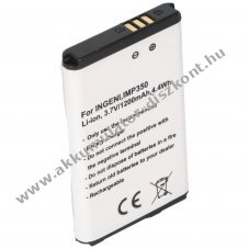 Helyettes�t� Akkumul�tor Ingenico IMP350 pos termin�l 3,7V 1200mAh 4,4Wh Li-ion