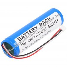 Helyettes�t� Akkumul�tor Philips Avent SCD833 3,7V 2600mAh Li-ion