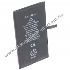 Helyettes�t� Akkumul�tor Apple iPhone 14 Plus 3,86V 4325mAh Li-Polymer