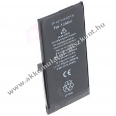 Helyettes�t� Akkumul�tor Apple iPhone 13 Mini 3,88V 2406mAh Li-Polymer