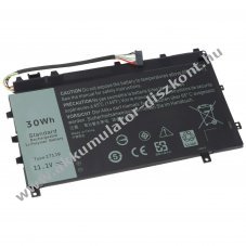Helyettes�t� Akkumul�tor Dell Latitude 7350 11,1V 2700mAh Li-Polymer