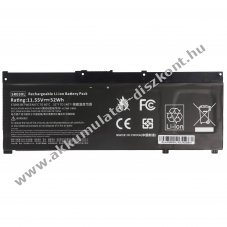 Helyettes�t� Akkumul�tor HP Pavilion 15-CX 11,55V 4550mAh Li-Polymer