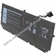 Helyettes�t� Akkumul�tor Dell XPS 13 9300 7,6V 6840mAh Li-Polymer