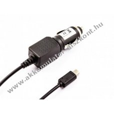 Aut�s t�lt� Mini-USB 5,0V 1000mA 12/24V bemenet fekete