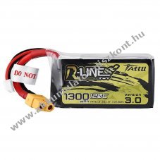 Helyettes�t� Akkumul�tor R-Line V3 22.2V 1300mAh 6S 120C XT60 1db/csomag modell�p�t� Li-Polymer