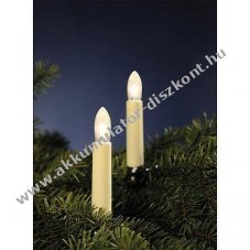 Hellum LED bord�zott gyertyaf�z�r 15 LED elef�ntcsont E10 230V 9,8m 811544