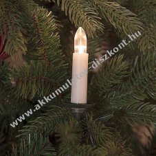 Konstsmide One String LED bels� f�z�r 16 LED 230V 10,5m melegfeh�r z�ld k�bel 1141-010