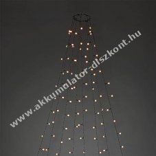 Konstsmide LED fa burkolat belt�ri �s k�lt�ri 400LED bernsteinsz�n� 24V 6328-800