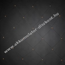 Konstsmide Micro LED f�nyh�l� 32LED 1x1m 24V melegfeh�r 10m t�pk�bel belt�ri �s k�lt�ri