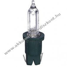 Konstsmide LED helyettes�t� izz� 3V 0,06W melegfeh�r z�ld foglalat 3db/csomag 5063-130