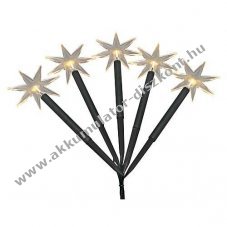 Konstsmide LED csillag p�lca 5x melegfeh�r 3V IP44 4468-100