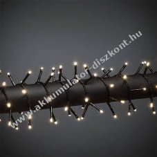 Konstsmide Micro LED Cluster f�nyf�z�r 600 LED melegfeh�r 30V 13,18m 3877-100