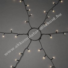 Konstsmide LED kar�csonyfa-burkolat 270 LED melegfeh�r frostolt 9V IP44 6661-130
