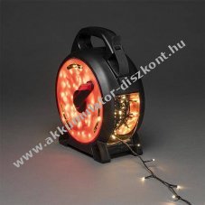 Konstsmide Micro LED f�nyf�z�r k�belfelcs�v�l�vel 600 LED 30V IP44 41,93m 3836-107 melegfeh�r