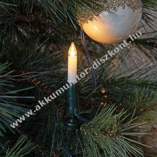 Konstsmide One String LED f�nyf�z�r 25 borosty�n LED 1109-020 belt�ri feh�r