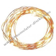 EGB Micro LED f�nyf�z�r 40LED melegfeh�r id�z�t� r�zsz�n� f�mdr�t 4xAA