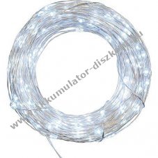 Lotti LED mikro f�nyf�z�r 30 LED 3m id�z�t� 47204 feh�r elemes belt�r �s k�lt�r