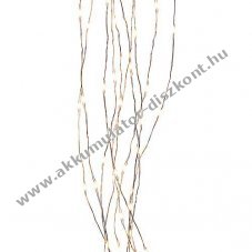 Lotti LED f�nykask�d 150 LED melegfeh�r 1,5m 15 sz�l r�zsz�n� f�mdr�t t�pegys�g 4,5V 46863