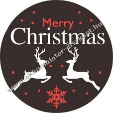 Gobo Merry Christmas �veg 37mm 23mm 45842