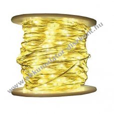 Lotti mikro LED f�nyf�z�r 100 LED melegfeh�r 10m 49482 elemes