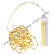 Lotti LED mikro f�nyf�z�r 100 LED 9,9m melegfeh�r r�z PowerBank 1800mAh 59436